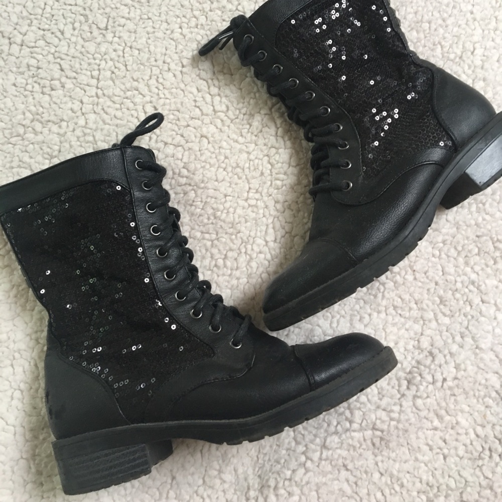 Adorable Black Leather Boots